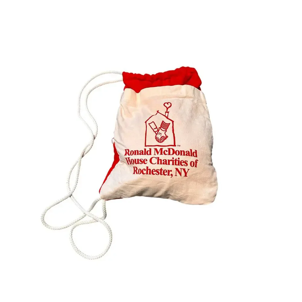 Vintage 100% Cotton McDonald's Beach Towel converts into sling bag RARE